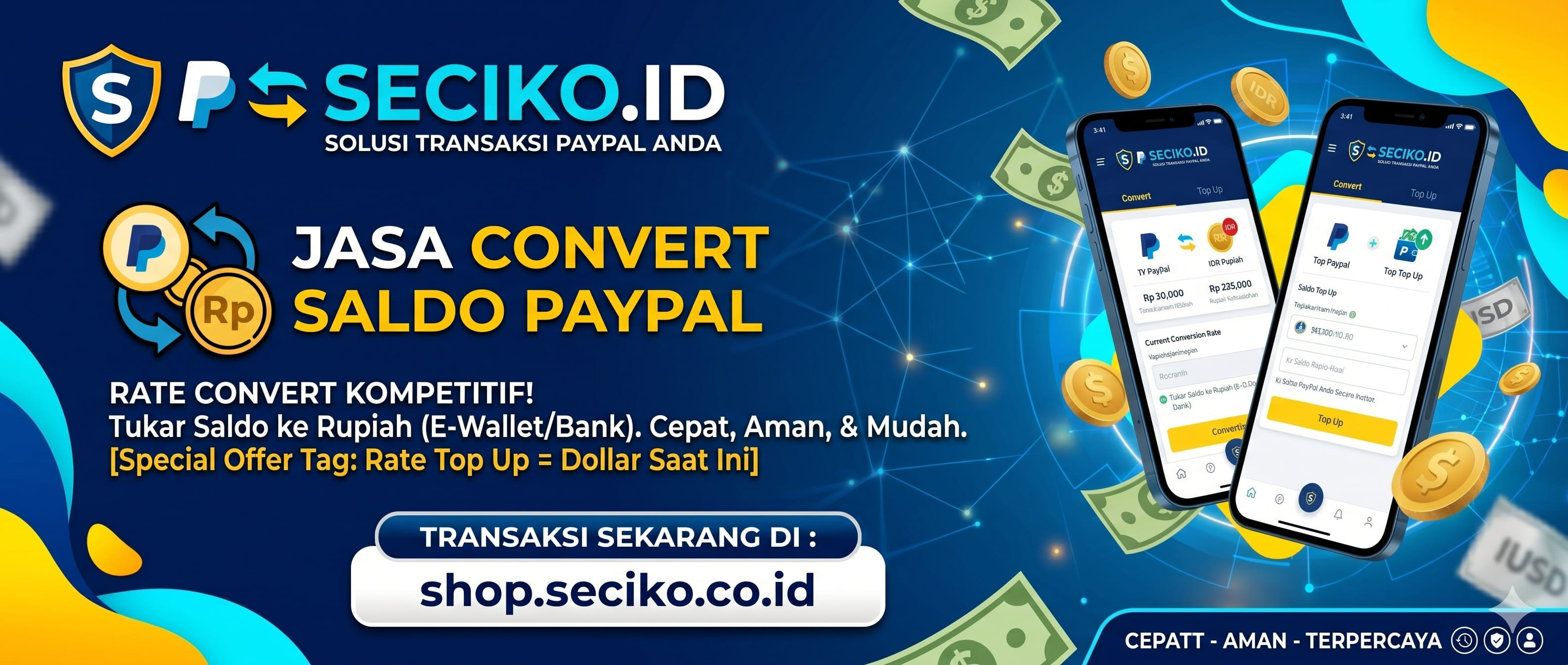 Trusted PayPal Balance Conversion to DANA and Local Banks