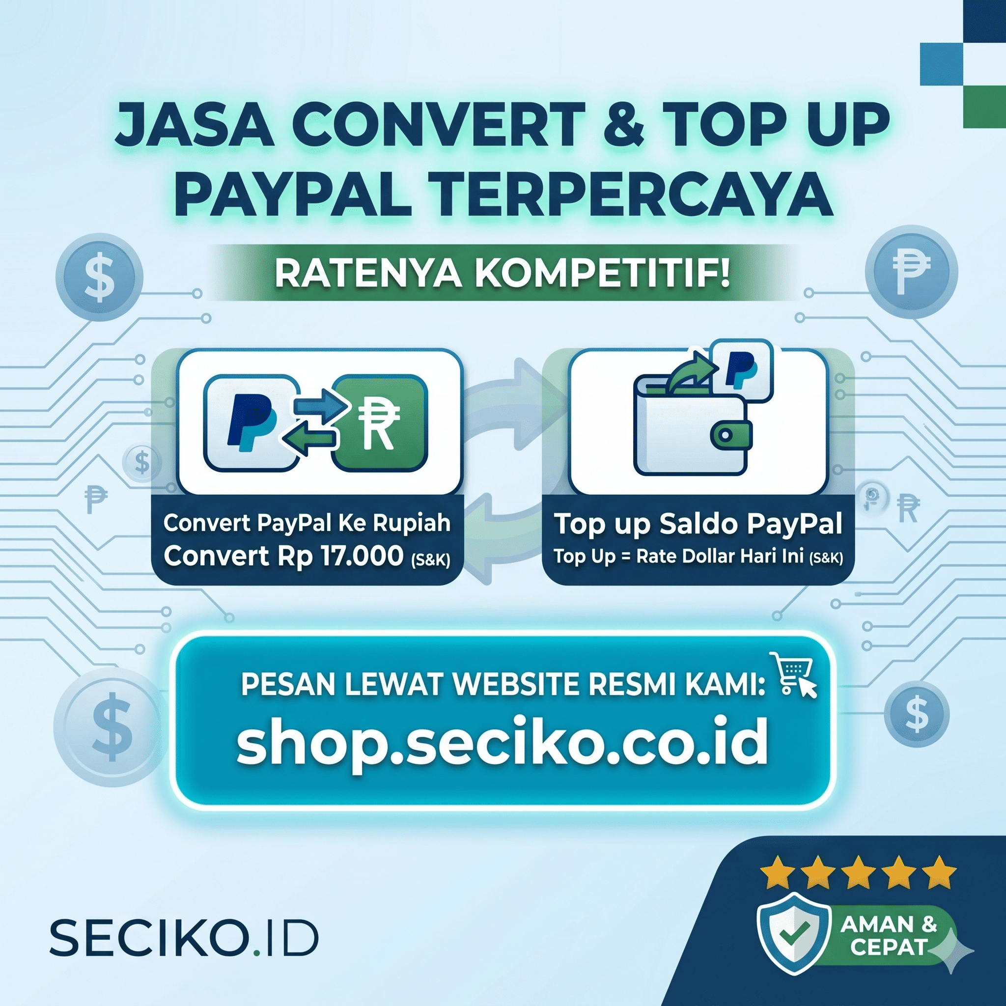 JASA CONVERT & ISI SALDO PAYPAL